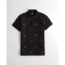 Hollister nhăn cổ áo in áo Polo nam 207326 áo thun nam có cổ lacoste Polo