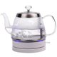 ấm siêu tốc mini du lịch Bình đun nước thủy tinh Jun Laike XCZQ-104 nhỏ mini nhà tự động ấm đun nước điện trong suốt nồi nước sôi - ấm đun nước điện bình siêu tốc panasonic