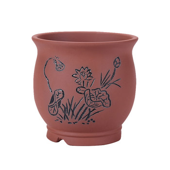 Ceramic purple clay yixing thumb special clearance flower pot