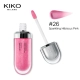 KIKO Mirror 3D Lip Glaze Lip Gloss Moisture Lasting Color Bean Paste Plum Color Lựu chính hãng 16/14/21 - Son bóng / Liquid Rouge