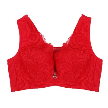 Yuzi family bra CD type cup thin size large size style tube top large display small side gathering adjustable bra