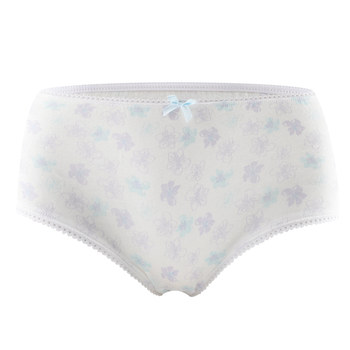 ຝ້າຍວັດທະນະທໍາ underwear ແມ່ຍິງຂອງຝ້າຍບໍລິສຸດ 100% ຝ້າຍ antibacterial ບາງ breathable ຍີ່ປຸ່ນສາວງາມ floral ກາງແອວ boxer briefs