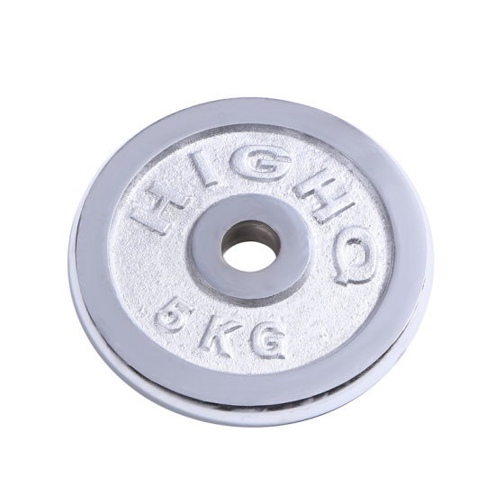 Kilogram environmentally friendly paint electroplated barbell plates