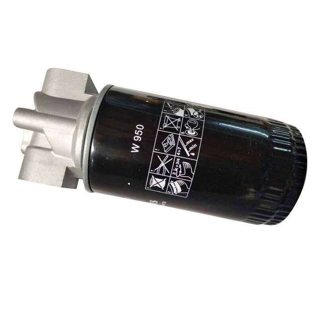 Screw air compressor base oil filter base