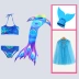 Bộ đồ bơi nàng tiên cá trẻ em kiểu bikini mới gợi cảm bikini cô gái quần áo đuôi tách thiết bị bơi set đồ bơi bé trai caio cấp Đồ bơi trẻ em
