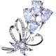 Versatile ladies shawl koi elegant high-end silk scarf buckle