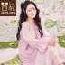 Chyllirn / 茜 靓 睡裙 女 春秋 棉 睡衣 váy đầm dễ thương Đêm đầm