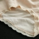 Tai nhỏ sản xuất đồ lót ren màu rắn đàn hồi eo jacquard phần mỏng tóm tắt cotton thoáng khí đồ lót phụ nữ
