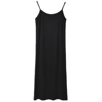 Modal extra large size fat mm plus fat enlarged camisole mid-length dress bottoming 200 pounds bottoming skirt