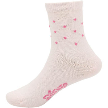 Counter three-gun underwear Disney cotton socks children's socks autumn and winter polka dot warm mid-tube socks girls ຖົງຕີນຝ້າຍຫນາ