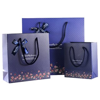 Dark Blue Business Tote Gift Bag