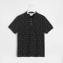C & A thời trang in áo polo ngắn tay nam mùa hè dệt kim cotton lưới áo thun CA200205416 Polo