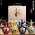 1 kg bình gốm Jingdezhen lọ bình kín bốn bình rượu phụ nữ đẹp chai rượu vang lọ giá để rượu độc đáo Rượu vang