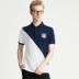 Baleno Benny Road Polo Áo sơ mi nam Xu hướng tương phản thun áo sơ mi nam ngắn tay áo áo thun nam polo Polo