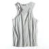 Big Horned Deer Men Vest mùa hè Tide Cotton Slim Fit Hurdle Thể thao Cơ sở Thể hình Áo thun trắng Nam - Áo vest cotton khoác vest nam Áo vest cotton