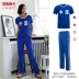 Áo ba lỗ họa tiết thể thao hoa mận nữ 2019 mới Trung Quốc áo thun ngắn tay quần âu chạy bộ hè - Thể thao sau Thể thao sau