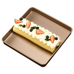 2828 cake roll baking pan mold for oven with square towel roll snowflake pastry non-stick household baking tool