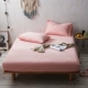Giường cotton tốt Vải cotton đơn mảnh Vỏ nệm Simmons 1,8m nước giặt cotton trải giường kiểu Nhật