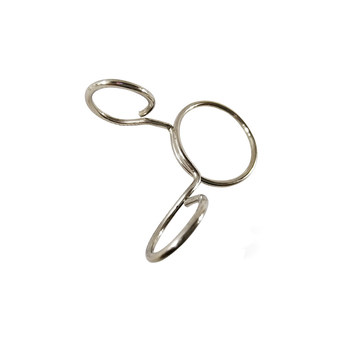 ຕູ້ເສື້ອຜ້າ windproof hook 304 stainless steel hook s hook tube hook fixed hook 16193225 round tube clothes hanger hook