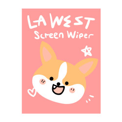 Lawest 휴대 전화 화면 청소 스티커 귀여운