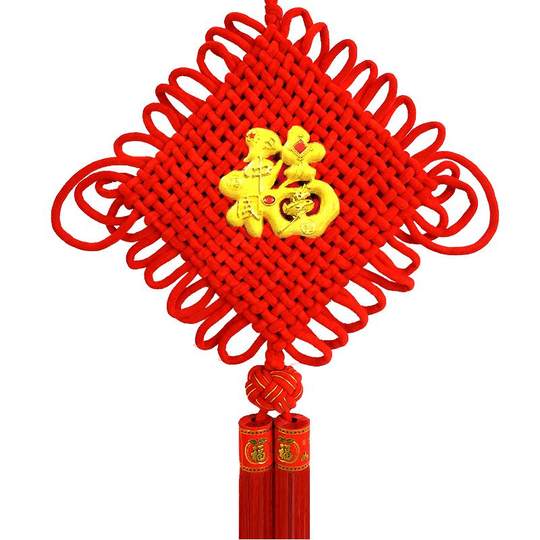中国结客厅福字大号镇宅装饰壁挂中国节小挂件流苏特色礼品送老外