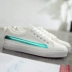 Mùa hè 2018 mới sinh viên Hàn Quốc giày trắng nữ giày vải da Harajuku ulzzang giày hoang dã giày sneaker Plimsolls