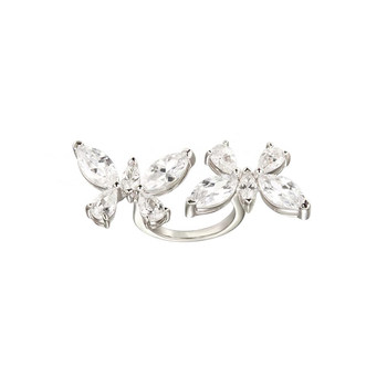 Ins high quality diamond butterfly girl european and american opening
