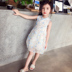 Guminch 2020 mùa hè váy cổ điển xé váy trẻ em váy dành cho trẻ em váy áo dành cho trẻ em của Citi. 
