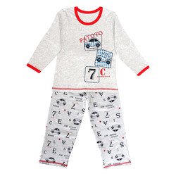 Children's autumn clothing autumn pants pure cotton thin spring and autumn, wearing Zhongda children pajamas, boys, girl underwear suits