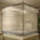 Cửa lưới chống muỗi ba cánh cửa vuông hàng đầu công chúa gió 1,5 m 1,8m giường đôi nhà yurt ngồi giường mùng ngủ cho bé