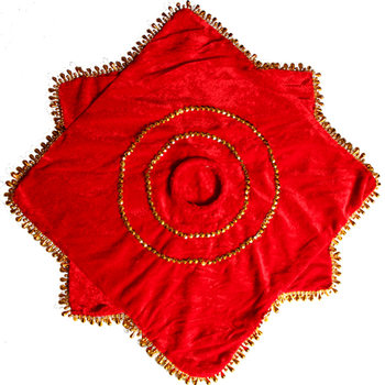 Thickened dance gold velvet double layer fitness octagonal towel