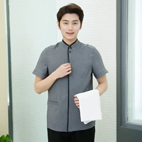 Короткие односторонние мужчины серые