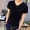 Mùa hè Nam Ngắn Tay Áo T-Shirt Nam V-Cổ Nam Sinh Viên Slim Nửa Tay Áo T-Shirt Dài Tay Áo Sơ Mi Nam của Xu Hướng áo thun nam cao cấp