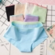 Quần lót liền mạch, quần short cotton nữ, thắt lưng và quần tam giác màu, quần cotton một mảnh quần sip nam