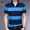 Playboy áo thun ngắn tay nam ve áo trung niên cotton sọc áo thun nam mùa hè giản dị áo polo ngắn tay - Áo phông ngắn áo oversize nam