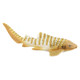 Simulated marine life model plowshares zebra shark fur seal