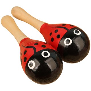 Percussion instrument children's red grip follower ringing