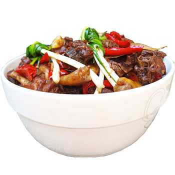 Authentic zhijiang duck blood duck is freshly killed whole and privately cooked