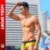 Ink Cube Đồ bơi nam Tam giác eo thấp Sexy Kích thích nam Tide Loose Beach Đồ bơi người lớn Áo tắm Nam bơi đầm
