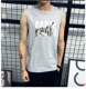 Học sinh nam áo thun không tay chơi bóng rổ cotton vai áo thể thao rộng rãi mồ hôi vest rộng kích thước mỏng vest áo ba lỗ tập gym