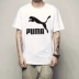 PUMA Hummer Men 2019 Mùa hè Mới Quần áo thể thao Một nửa tay áo Áo sơ mi ngắn tay thoáng khí Chạy bộ 579405 - Áo phông thể thao áo thun anta Áo phông thể thao