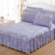 Khăn trải giường bằng vải cotton loại chống trượt giường đơn mảnh bông bảo vệ bụi phủ 1,5 m 1,8m tấm 1 ba bộ
