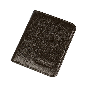 ກະເປົ໋າເງິນສັ້ນບາງໆຂອງຜູ້ຊາຍກະເປົ໋າເງິນສັ້ນບາງໆແບບງ່າຍດາຍໄວຫນຸ່ມອ່ອນ wallet vertical wallet ຜູ້ຊາຍຂອງແທ້ຫນັງ mini bag