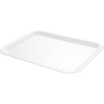 Kaiba melamine tray ສີຂາວສີ່ຫລ່ຽມພາດສະຕິກແຜ່ນຫມາກໄມ້ຖ້ວຍຖ້ວຍຖ້ວຍເຂົ້າຈີ່ tray ອາຫານຄ່ໍາແຜ່ນການຄ້າ