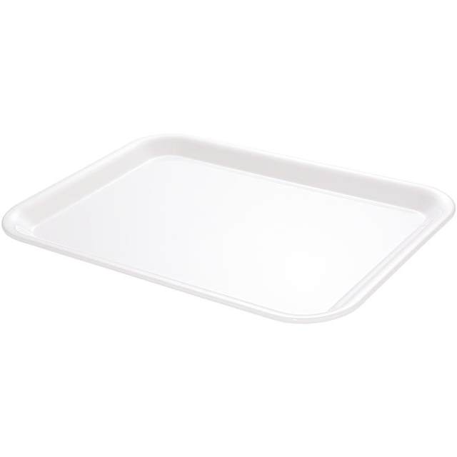 Melamine White Plastic Kindergarten Cake Bread Tray