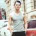 Áo vest nam cotton trẻ trung thoáng khí Thể dục thể thao bó sát không tay đáy quần thấm mồ hôi mùa hè áo ba lỗ tanktop nam Áo vest cotton