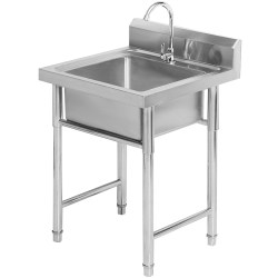 Stainless Steel Sink Single Sink Dual Sink Tibette Basin Kitchen Basin Washing Basin Washing Runnery Ponds Ponds Commercial Home