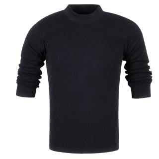 Men's single-piece pure cotton turtleneck autumn coat for middle-aged and elderly people