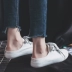 Mùa hè 2018 mới nhỏ giày trắng nữ giày vải phiên bản Hàn Quốc của sinh viên hoang dã Harajuku ulzzang không gót nửa kéo giầy chạy bộ nữ Plimsolls