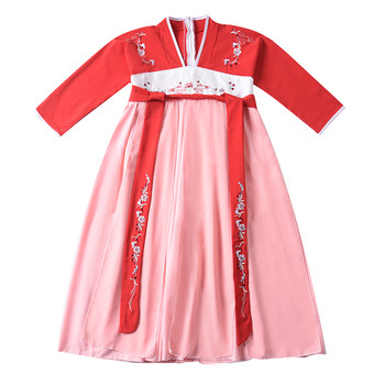 ເດັກຍິງ Hanfu Ancient Costume Super Fairy ເດັກນ້ອຍ Ruskirt Princess 2024 ເດັກຍິງ Ancient Style Chinese Dress Performance Costume New Style